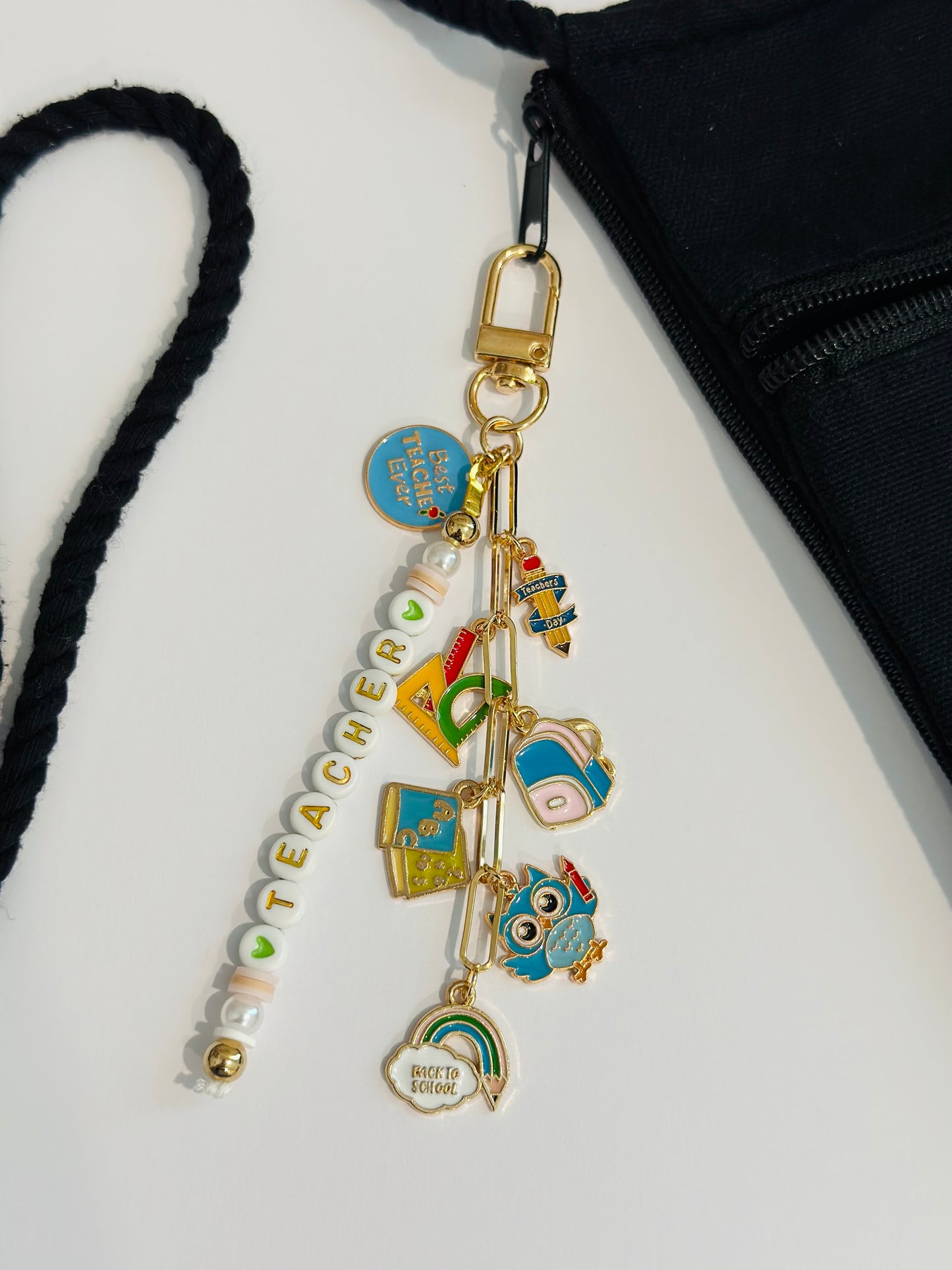 Teacher Bag Charm