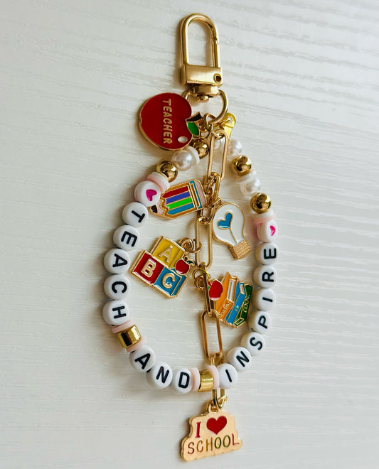 Teach and Inspire Bag Charm