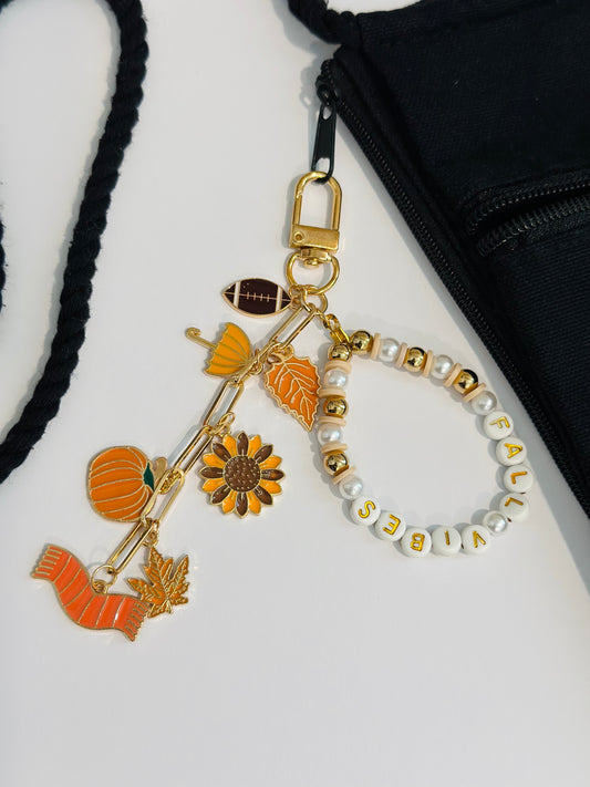 Fall Vibes Bag Charm