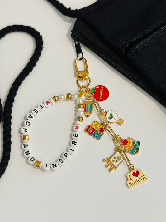 Teach and Inspire Bag Charm