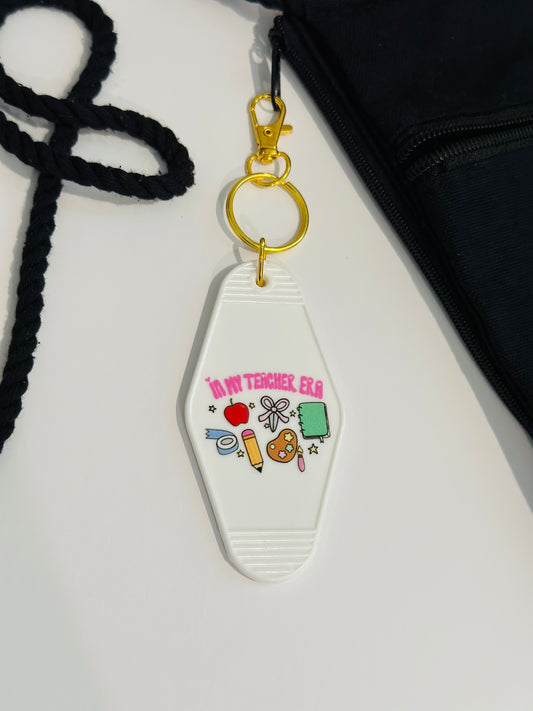 In My Teacher Era Motel Keychain