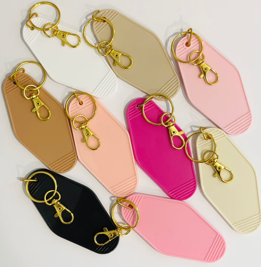 Custom Motel Keychain